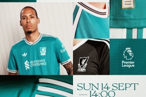 规则讲解-利物浦发布客战伯恩利海报：范迪克身穿第三球衣出镜