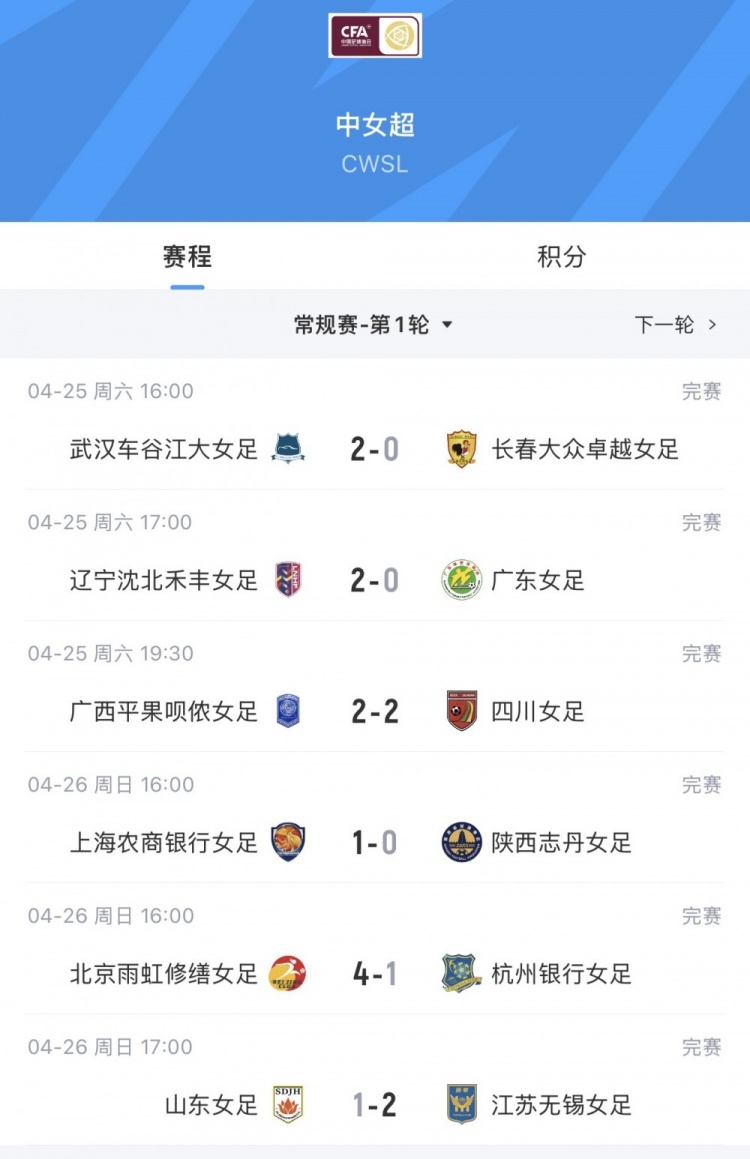 规则讲解-女超首轮综述：武汉女足、上海农商银行女足、北京女足均获胜